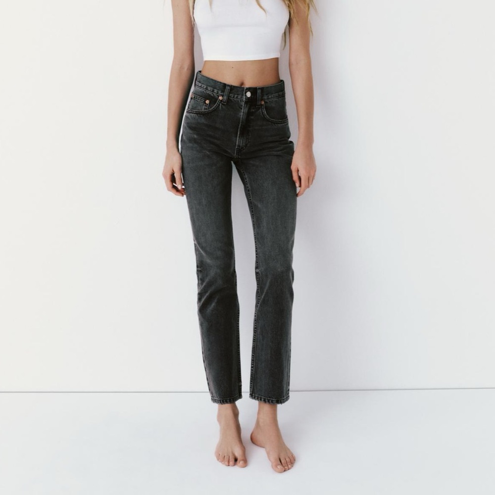 ZARA Hight Waist Straight Leg